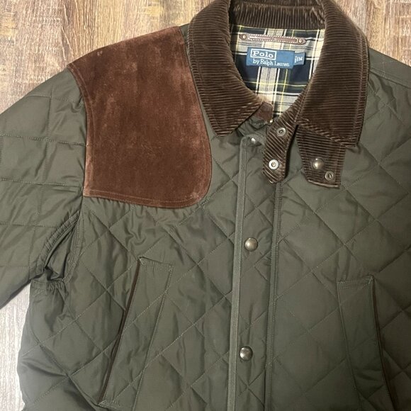 Ralph Lauren Polo Club Quilted Jacket - Olive Green - Men’s Medium - Picture 11 of 16